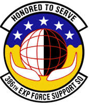 Coat of arms (crest) of the 386th Expeditionary Force Support Squadron, US Air Force