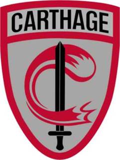 Coat of arms (crest) of Carthage Central High School Junior Reserve Officer Training Corps, US Army