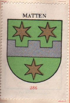 Wappen von/Blason de Matten bei Interlaken