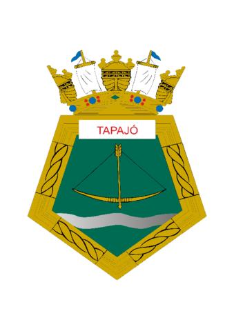 Coat of arms (crest) of the Submarine Tapajó, Brazilian Navy