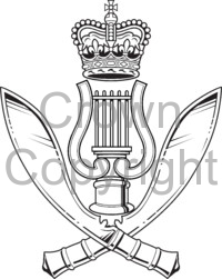 Coat of arms (crest) of the Band of the Brigade of Gurkhas, British Army
