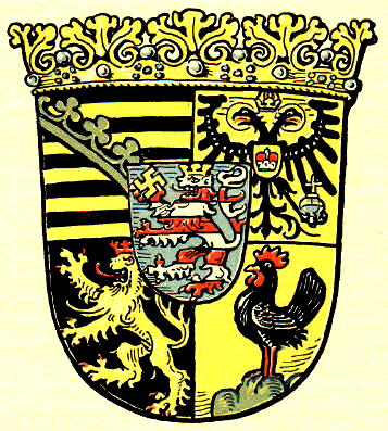 Wappen von Thüringen/Coat of arms (crest) of Thüringen