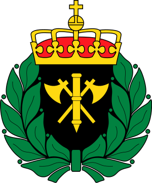 Coat of arms (crest) of the Home Guard - Land, Norway