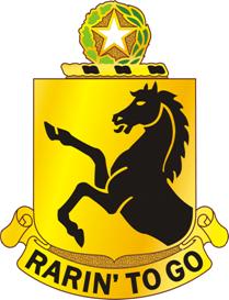 Coat of arms (crest) of 112th Cavalry Regiment, Texas Army National Guard