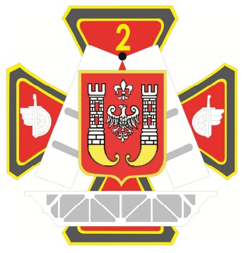 Coat of arms (crest) of 2nd Inowrocław Engineer Regiment Gen. Jakub Jasiński, Polish Army