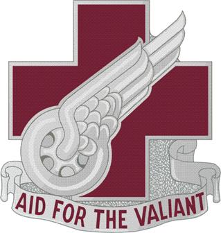 Coat of arms (crest) of the 406th Combat Support Hospital, US Army