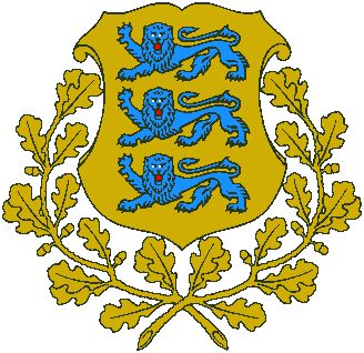 Coat of arms (crest) of National Arms of Estonia