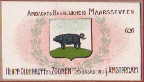 Wapen van Maarsseveen/Coat of arms (crest) of Maarsseveen