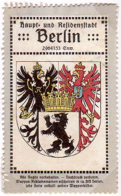 Wappen von Berlin - Coat of arms of Berlin (crest) - Armoiries de Berlin