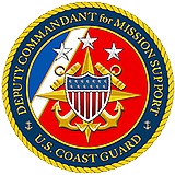 Coat of arms (crest) of the Deputy Commandant for Mission Support, US Coast Guard