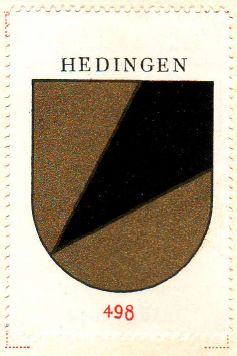 Wappen von/Blason de Hedingen