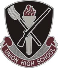 Arms of Union High School Junior Reserve Officer Training Corps, US Army