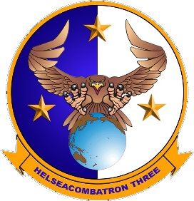 Coat of arms (crest) of the HSC-3 Merlins, US Navy