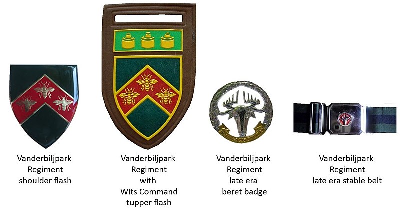 Coat of arms (crest) of the Vanderbiljpark Commando, South African Army