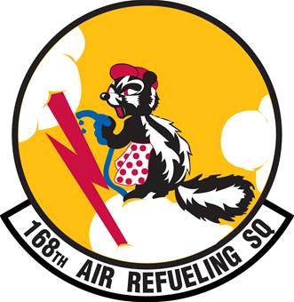 Coat of arms (crest) of the 168th Air Refueling Squadron, Alaska Air National Guard