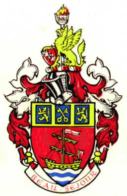 Arms (crest) of Budleigh Salterton