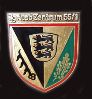 Coat of arms (crest) of the Jaeger Training Center 55-1, German Army