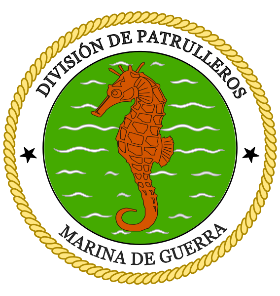 Coat of arms (crest) of the Patrol Ships Division, Dominican Republic Navy