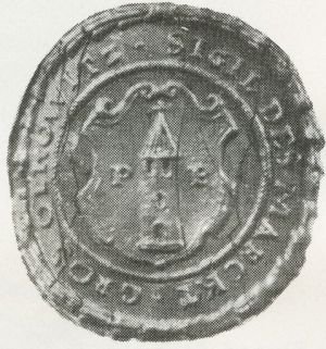 Seal (pečeť) of Oleksovice