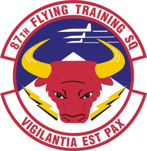 Coat of arms (crest) of the 87th Flying Training Squadron, US Air Force