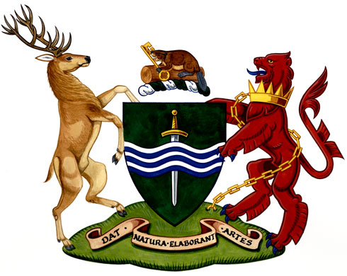 Arms (crest) of Peterborough (Ontario)