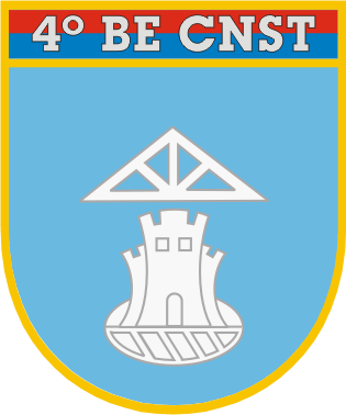 Coat of arms (crest) of the 4th Construction Engineer Battalion, Brazilian Army