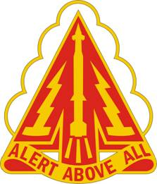Coat of arms (crest) of Army Air Defense Command, US Army