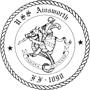 Coat of arms (crest) of the Frigate USS Ainsworth (FF-1090)