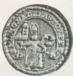 Seal (pečeť) of Hnanice