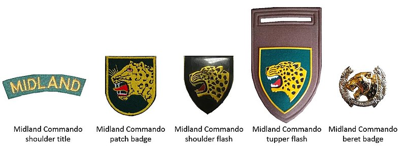 Coat of arms (crest) of the Midland Commando, South African Army