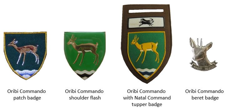 Coat of arms (crest) of the Oribi Commando, South African Army