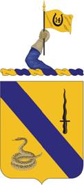 Coat of arms (crest) of 14th Cavalry Regiment, US Army