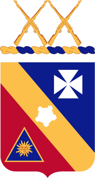 center Coat of arms (crest) of 20th Infantry Regiment, US Army