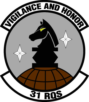 Coat of arms (crest) of the 31st Rescue Squadron, US Air Force