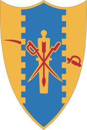 Coat of arms (crest) of 4th Cavalry Regiment, US Army