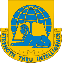 Coat of arms (crest) of 519th Military Intelligence Battalion, US Army