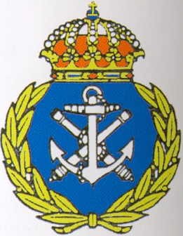 Coat of arms (crest) of the Naval Officer's Academy, Swedish Navy