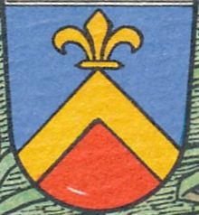 Arms of Bernhard von Freyburg-Rheinau