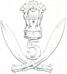 Arms of 5th Gorkha Rifles (Frontier Force), Indian Army