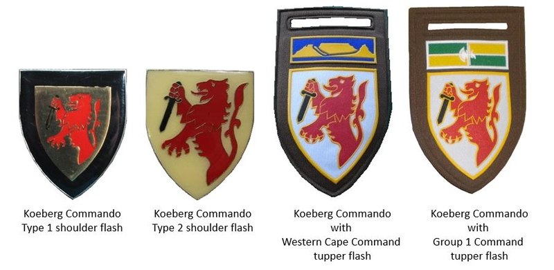 Coat of arms (crest) of the Koeberg Commando, South African Army