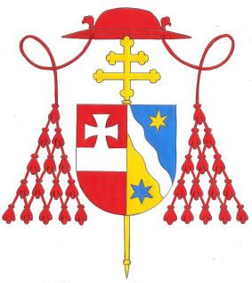 Arms (crest) of Joseph Othmar Ritter von Rauscher