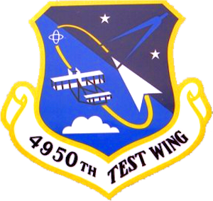 Coat of arms (crest) of the 4950th Test Wing, US Air Force