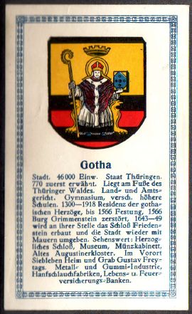 Wappen von Gotha/Coat of arms (crest) of Gotha