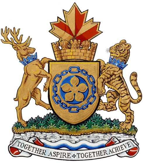 Arms (crest) of Hamilton (Ontario)