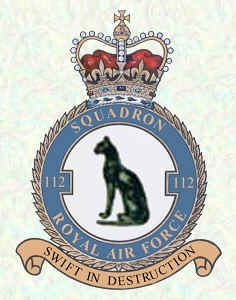 Coat of arms (crest) of the No 112 Squadron, Royal Air Force