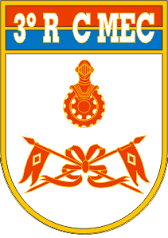 Coat of arms (crest) of the 3rd Mechanized Cavalry Regiment, Brazilian Army
