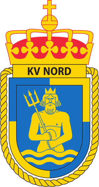 Coat of arms (crest) of the Coast Guard Squadron North, Norwegian Navy