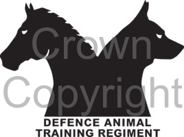 Coat of arms (crest) of the Defence Animal Training Regiment, United Kingdom