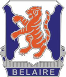 Coat of arms (crest) of Belaire High School Junior Reserve Officer Training Corps, US Army
