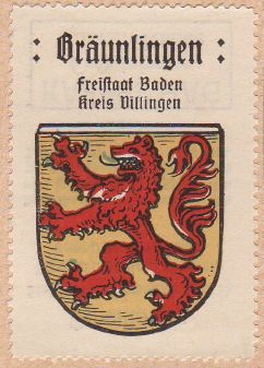 Wappen von Bräunlingen/Coat of arms (crest) of Bräunlingen